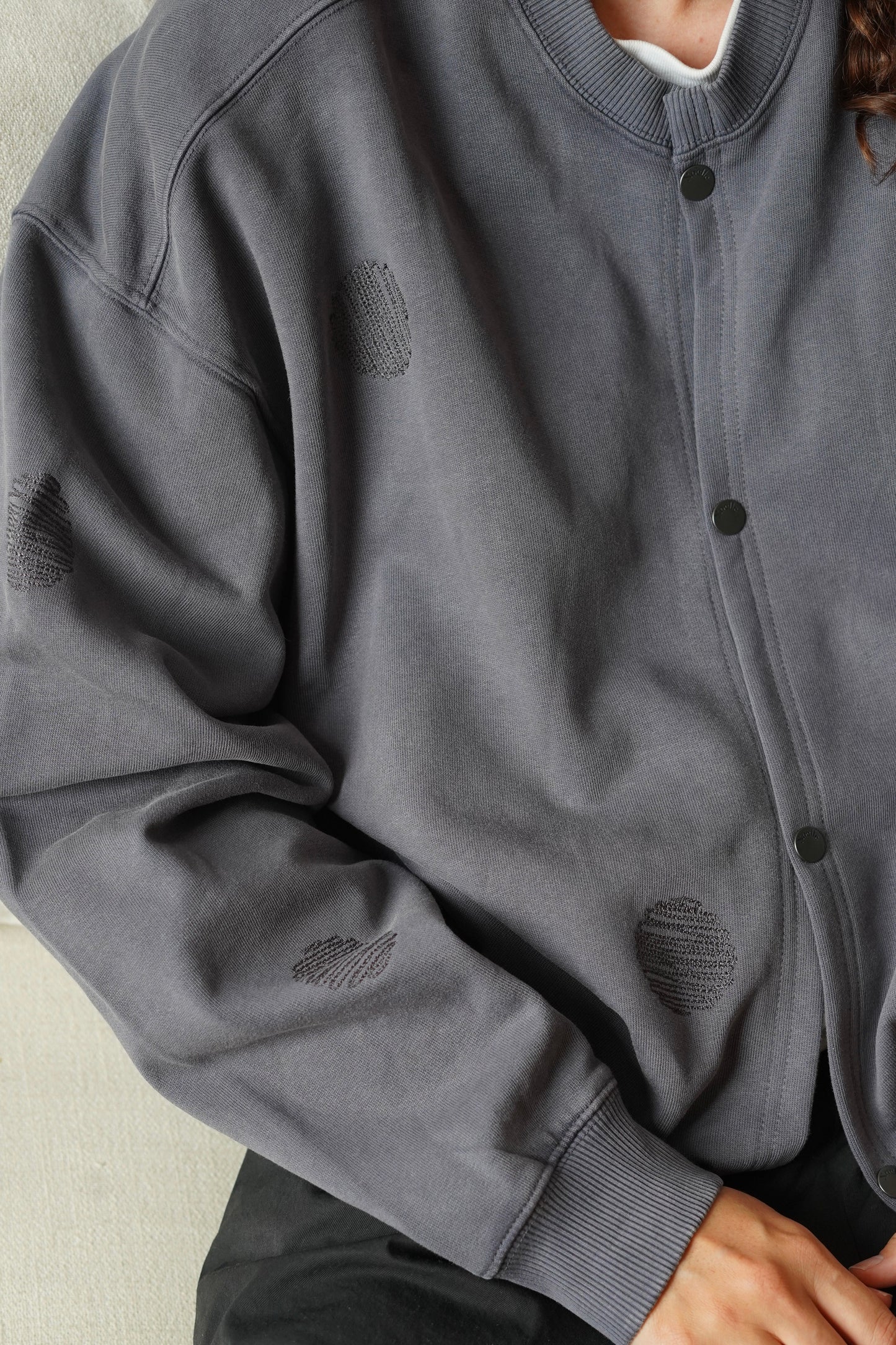 Polka Bomber Sweat