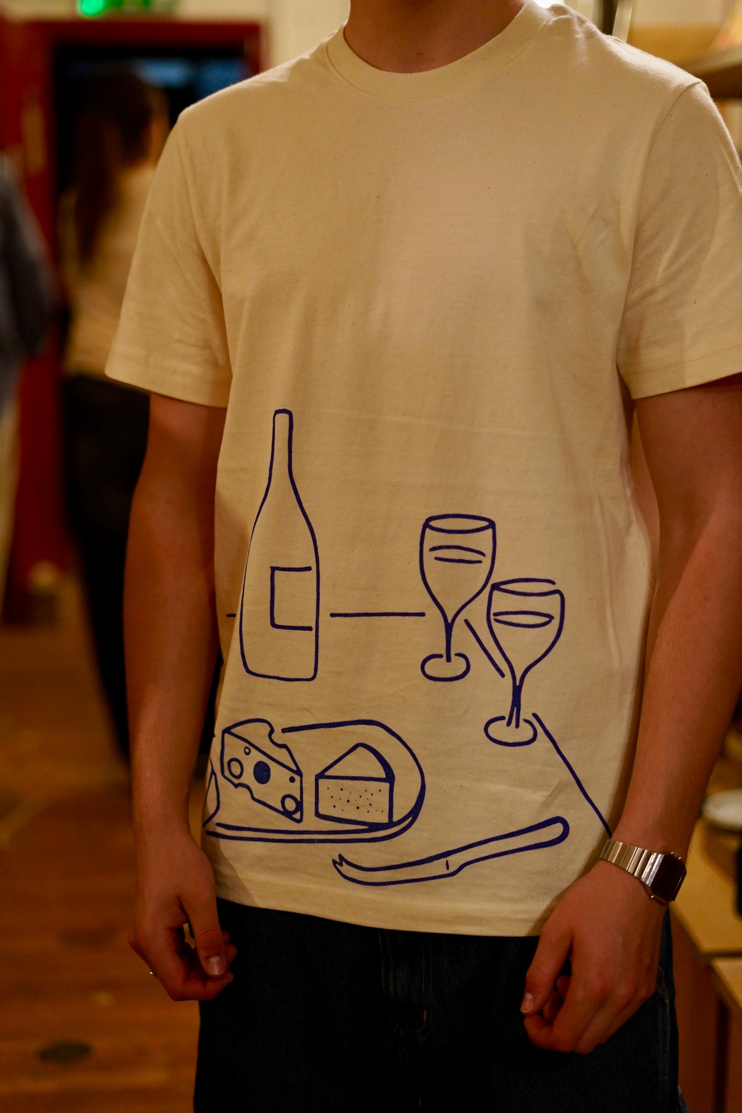 Cheese + Wine Tee