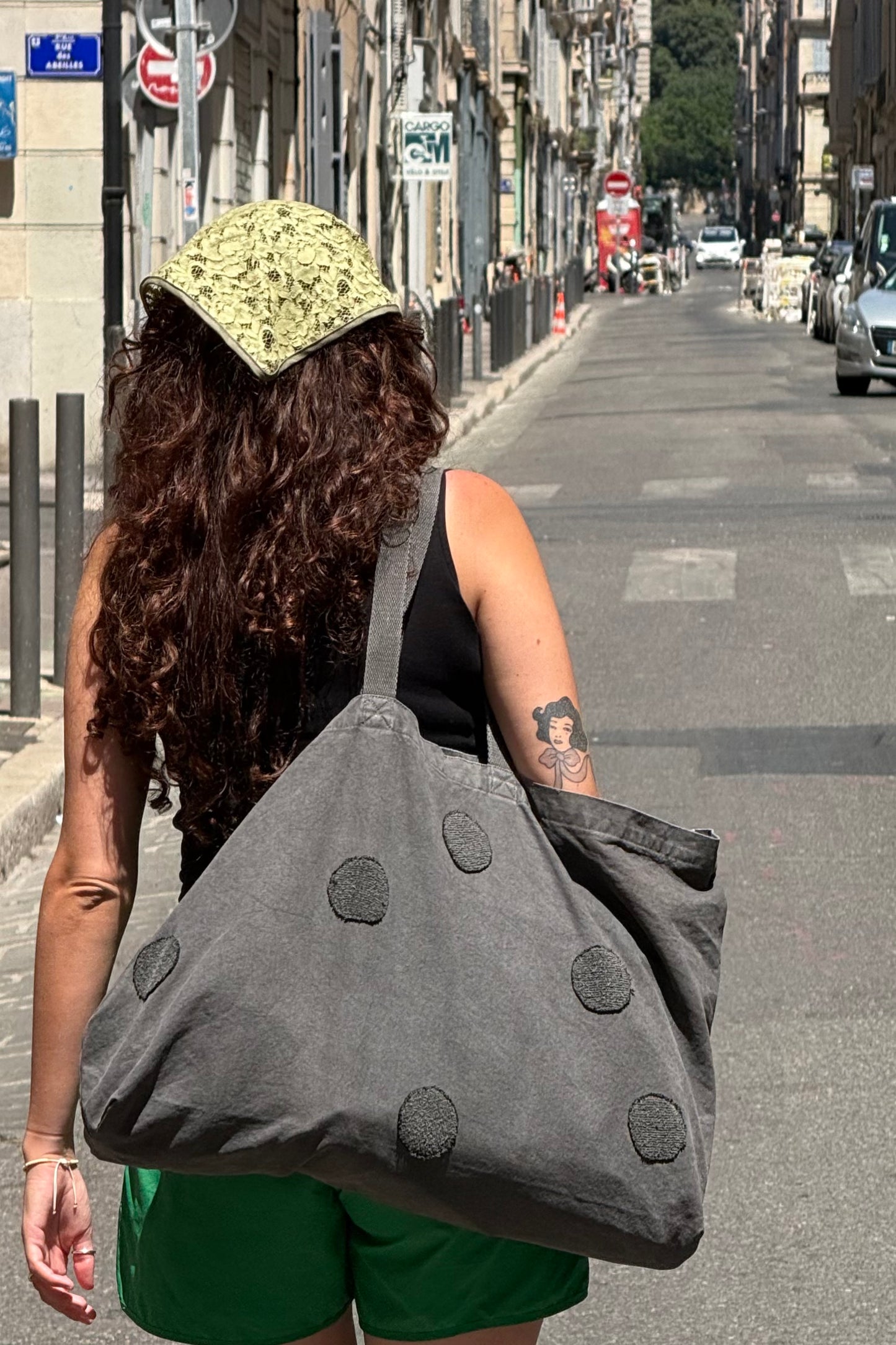 Polka Dot Mega Tote